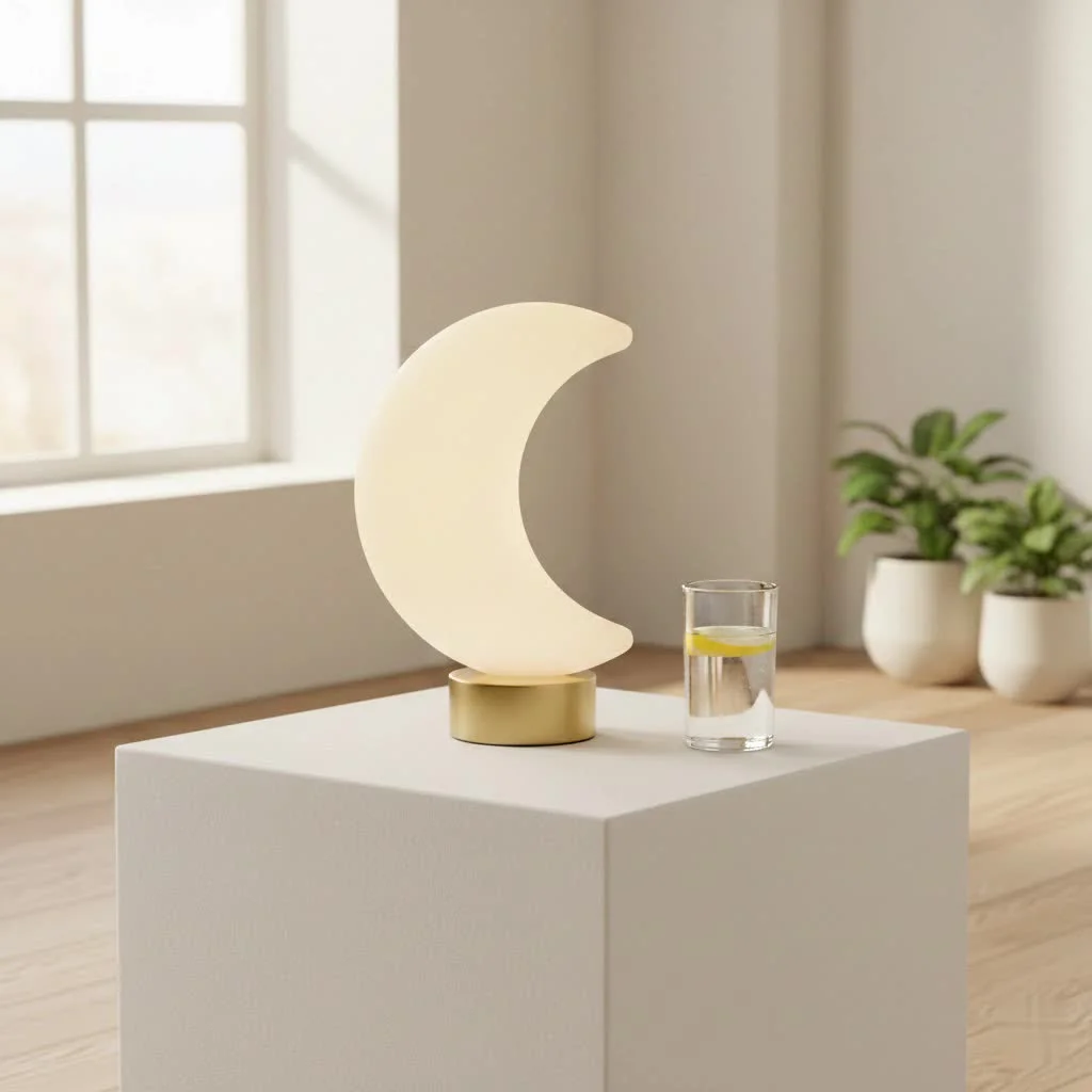 Disney Junior character night light glowing in a child's bedroom