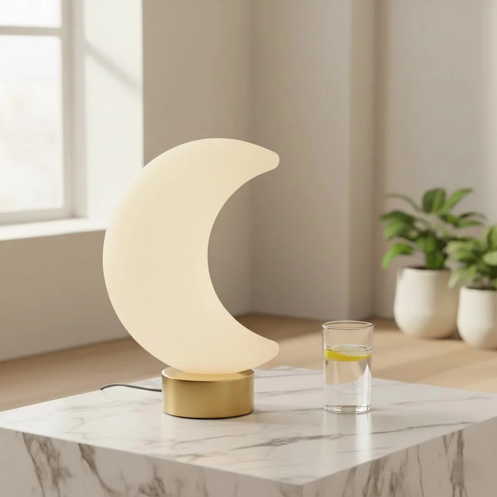 Adorable yellow duck night light glowing softly